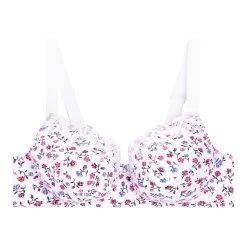 Soutien-gorge Emboîtant Avec Armatures Blanc Emily Coton